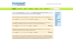 Desktop Screenshot of frustratedwithlife.com
